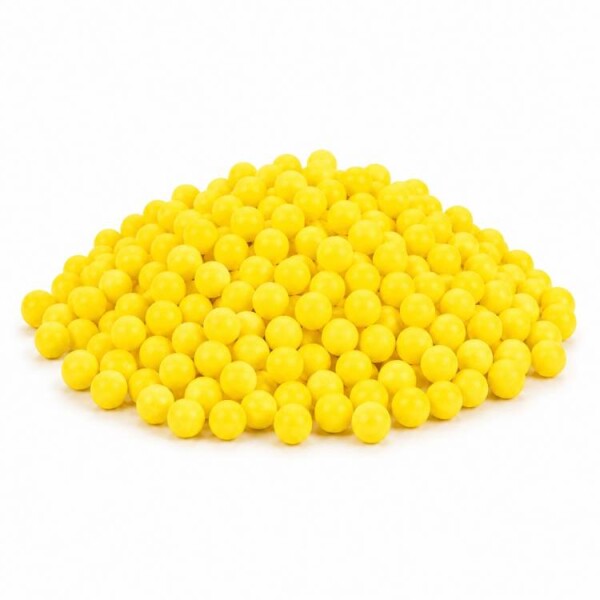 Cukrové perly SweetArt žluté 5 mm (40 g)