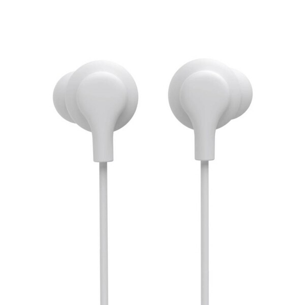 Hama Curly špuntová sluchátka (In Ear) kabelová bílá regulace hlasitosti telefon