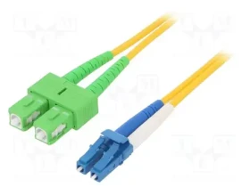 Digitus SC (APC) - LC (PC) 1 m / Optický patch kabel / Singlemode OS2 / Duplex / LSZH (DK-292SCA3LC-01)