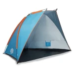 NILS Camp NC8030 modrý-oranžový / Plážový stan / 260 x 120 x 120 cm (5907695546286)