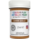 Gelová barva metalická dark gold 25ml - Sugarflair