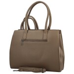 Trendy sada koženkových kabelek do ruky s peněženkou Namins, khaki