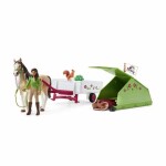 Schleich Horse Club 42533 Sarah s koníkem a zvířátky kempují