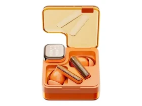 QCY MeloBuds Neo T31 oranžová / Bezdrátová sluchátka s mikrofonem / TWS / Bluetooth 5.3 / IPX5 / dobíjecí box (T31 orange)