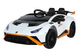 Mamido Dětské elektrické autíčko Lamborghini Huracán STO bílé