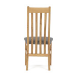 Jídelní židle, přírodní, masiv, C-2100 GREY2