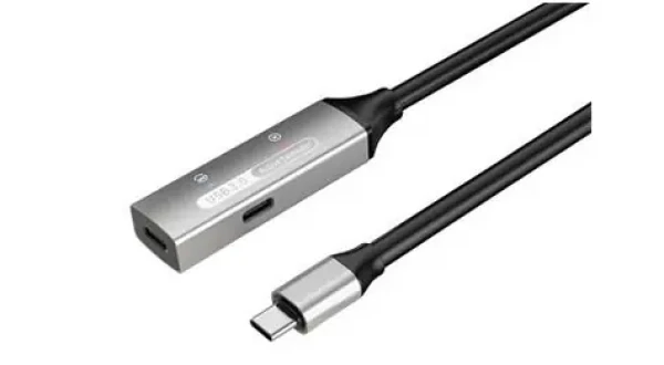 PremiumCord USB-C repeater 15m / Prodlužovací kabel / Male-Female / 5Gbps / Aluminium (ku31rep15al)
