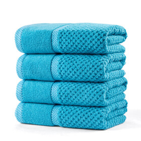 Sada froté ručníků MODENA tyrkysová 50 x 100 cm 4 ks