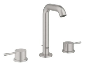 GROHE - Essence Umyvadlová baterie s výpustí, 3-otvorová instalace, supersteel 20296DC1