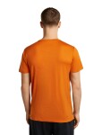 Pánské merino triko krátký rukáv ICEBREAKER Mens Merino 150 Tech Lite SS Tee 3D Mapping, Spice velikost: M