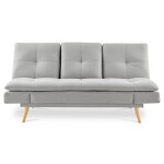 Trojmístná pohovka, šedá, látka, ASB-4720 SIL2