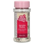 FunCakes Cukrové zdobení Medley Silver Chic 65 g