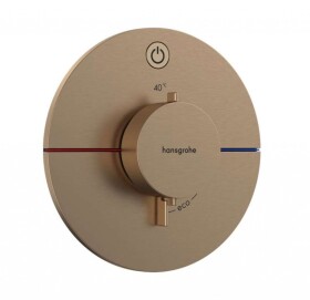 HANSGROHE - ShowerSelect Comfort Termostatická baterie pod omítku, kartáčovaný bronz 15553140