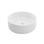 INVENA - Umyvadlo na desku GLAMOUR TREND 36cm bílá CE-63-001-C