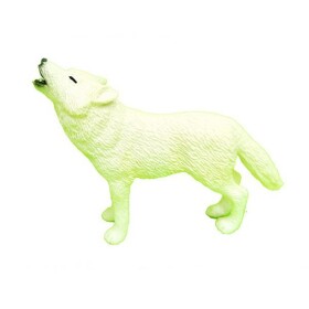 A - Figurka Vlk bílý 9 cm