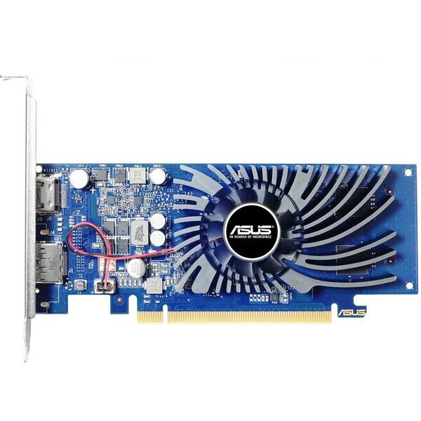 ASUS GT1030-2G-BRK / 1228 MHz / 2GB GDDR5 6GHz / 64-bit / DVI + HDMI / Low profile / 30W (90YV0AT2-M0NA00)