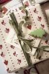 Ib Laursen Sametová stuha Moss Green – 10 m, zelená barva, textil