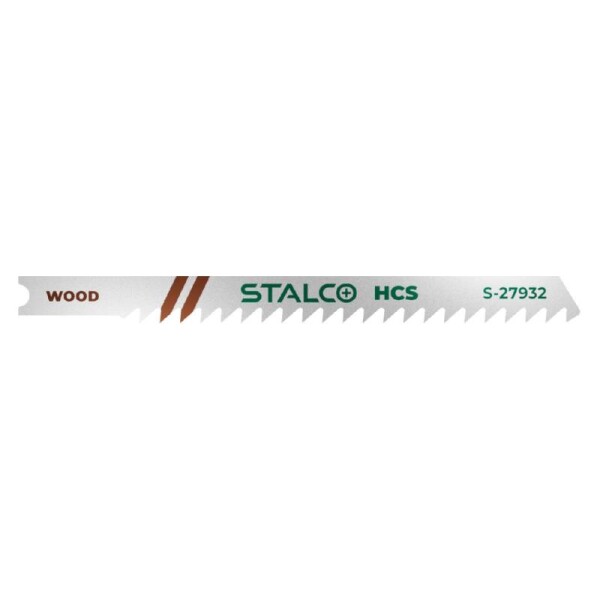 Listy pilové do přímočarých pil - na dřevo U, 2,5 x 82 mm, STALCO