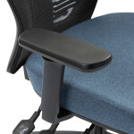Kancelářská židle, asynchronní mechanismus, modrá, síťovina, KA-H2491 BLUE