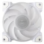 AKASA VEGAS A12 bílá / 120mm / Dual Ball Bearing / 32.7 dB @ 2000 RPM / 52.3 CFM / 4-Pin PWM (AK-FN111-WH)