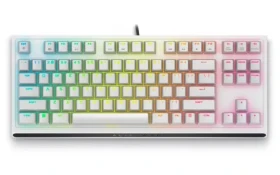 DELL AW420K Alienware Tenkeyless Lunar light / Herní klávesnice / USB-A 2.0 / CHERRY MX RED / RGB / US layout (545-BBFM)