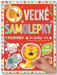 Velké samolepky pre malé ruky Divé zvieratá
