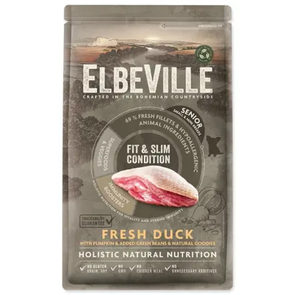 ELBEVILLE Senior Mini Fit and Slim Condition Fresh Duck 1,4kg (94-11772)
