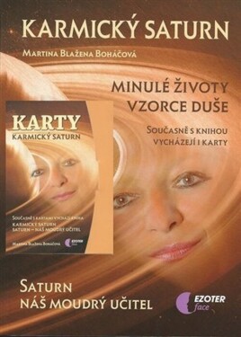 Karmický Saturn (kniha karty 27 ks) Martina Blažena Boháčová