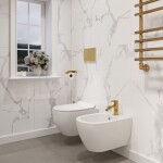 REA - Set WC závěsné mísy + bidetu CARTER bílý KPL-C1400