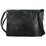 Trendy dámská koženková crossbody kabelka Cassandra, černá