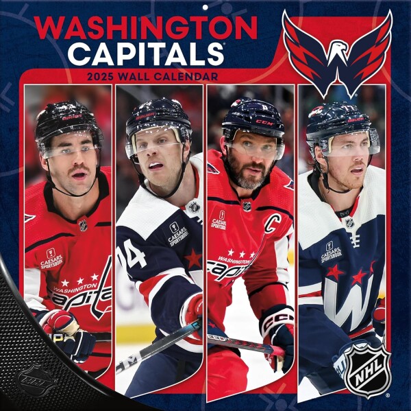 JF Turner Kalendář Washington Capitals 2025 Wall Calendar