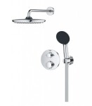 GROHE - Precision Sprchový set s termostatem pod omítku, průměr 25 cm, chrom 34883000