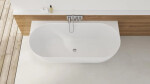 Volně stojící vana SAT Lesly 170x82 cm litý mramor LE1700 LE1700