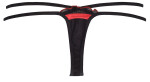 Dámská tanga V-8298 černá/červená - Axami S