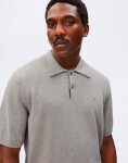 Armedangels Shortsleeve Knit Poloshirt silver melange M