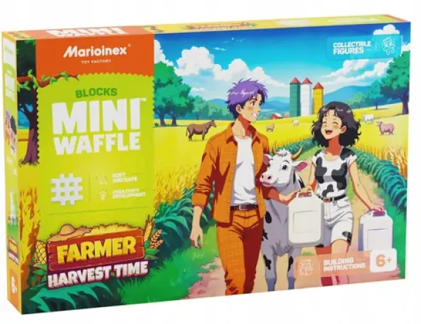 MARIOINEX Stavebnice Waffle Farmer Sklizeň