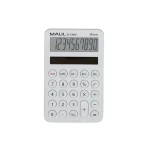 Maul ECO MD 1 bílá / Kalkulačka / desetimístná / solární napájení (7275002)