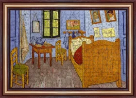 TREFL Art Frame Puzzle Ložnice v Arles