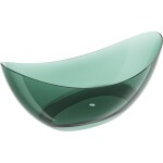 MEXEN - Vea teal volně stojící vana transparentna 180 x 80, korek chrom 58091808011