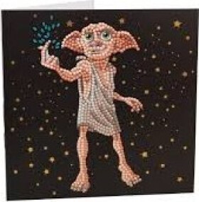 Crystal Art pohlednice - Dobby, 18x18cm - EPEE