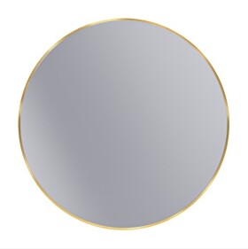 Erga Round, kulaté zrcadlo 90cm, zlatý rám, ERG-V01-ROUND-9090-GD