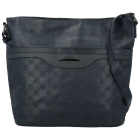 Módní dámská koženková crossbody kabelka Blandina new, tmavě modrá