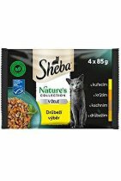 Sheba kapsa Nature drůbeží výběr 4x85g