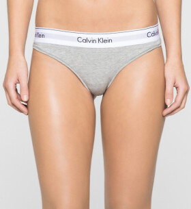 Tanga šedá Calvin Klein šedá