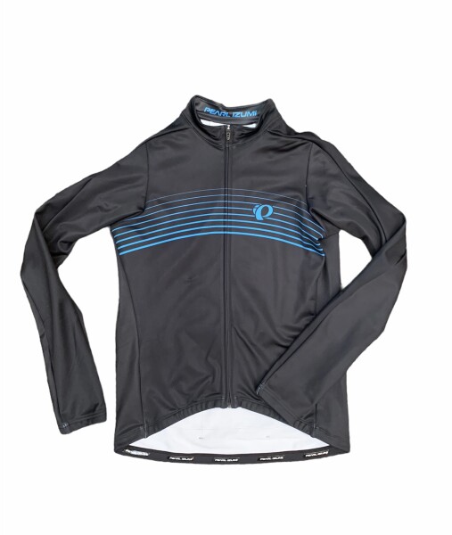 Cyklistický dres PEARL iZUMi PURSUIT THERMAL LS Jersey Black Velikost: M