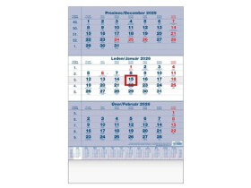 Tříměsíční kalendář 2026 - nástěnný kalendář