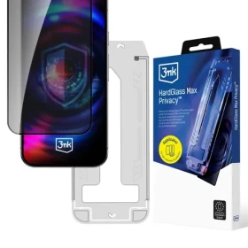 3mk HardGlass Max Privacy FrameFit ochranné sklo pro Apple iPhone 16 Pro/17 (5903108671712)