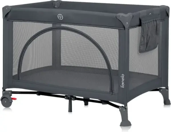 LIONELO Postýlka cestovní Laura Grey Concrete / do 15 kg (LO-LAURA GREY CONCRETE)