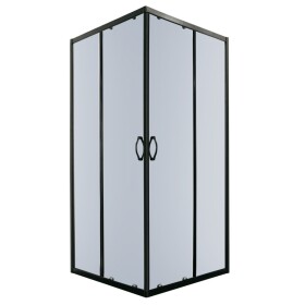 KERRA - Sprchová kabina Tiara Square 90x90 čtvercová (černá) 5907548109392