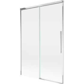MEXEN/S - Rox vanová zástěna 2-křídlová posuvná 120 x 150, transparent, chrom 8C9-120-001-01-00